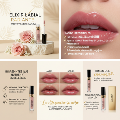 Labial con Efecto Visiblemente Más Voluminosos y Natural